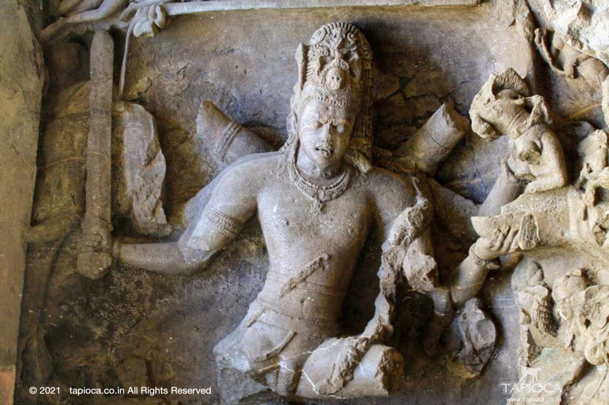 Shiva slaying the demon Andhakasura 