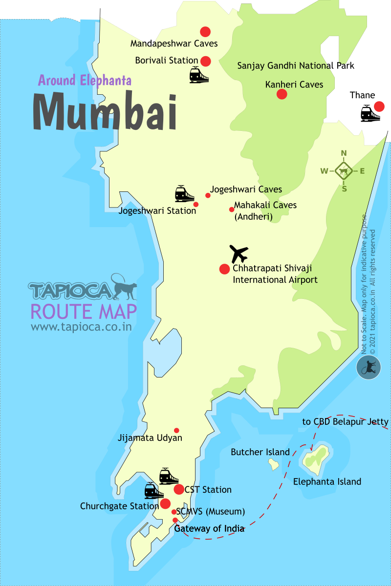 Elephanta and other caves in Mumbai