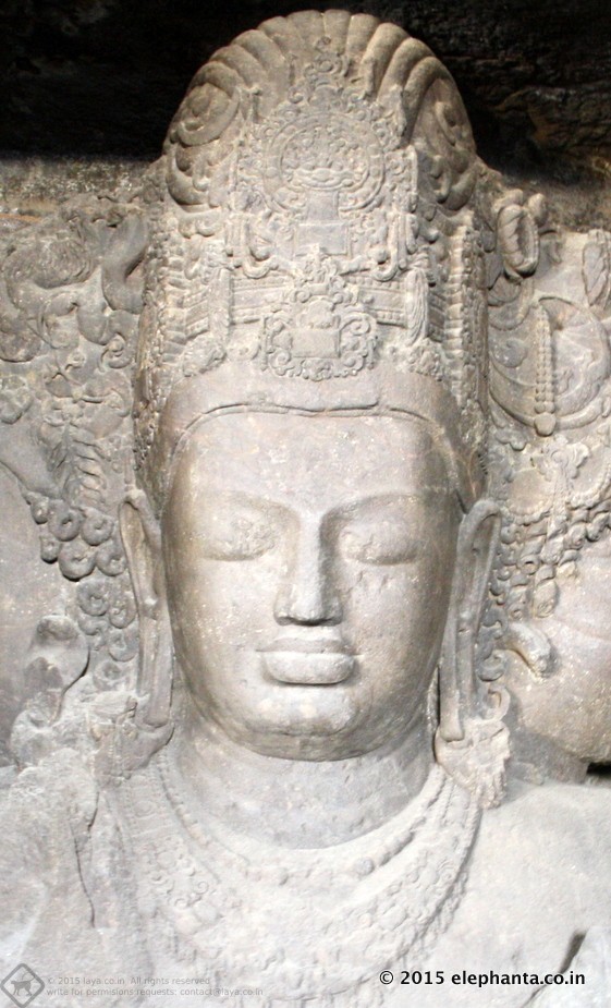 The central image of elephanta.
