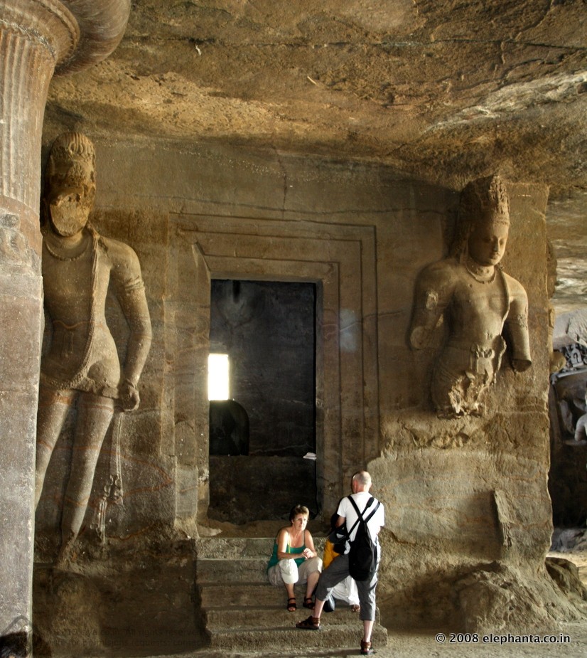 Facade of Linga Shrine in Cave 1